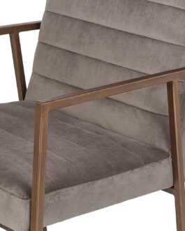 Metal Chair Suede